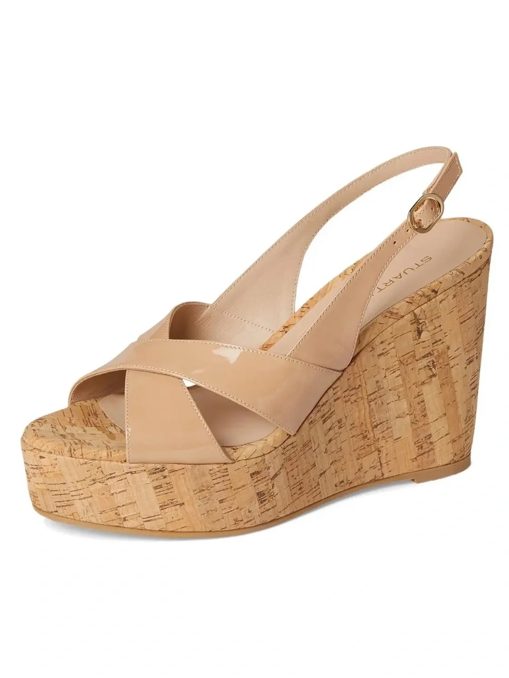 Stuart Weitzman Carmen Wedge Platform Sandals - Picture 2 of 12